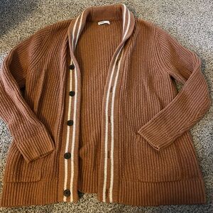 Sonoma Men’s Tan Cardigan Sweater